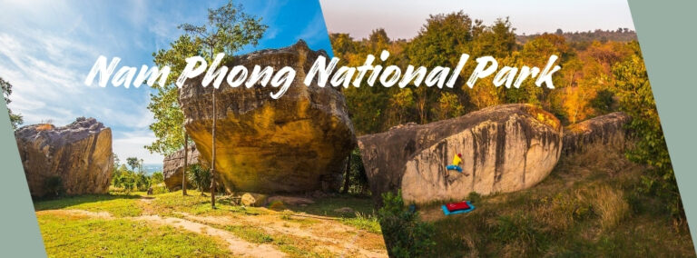Bouldering at Nam Phong National Park